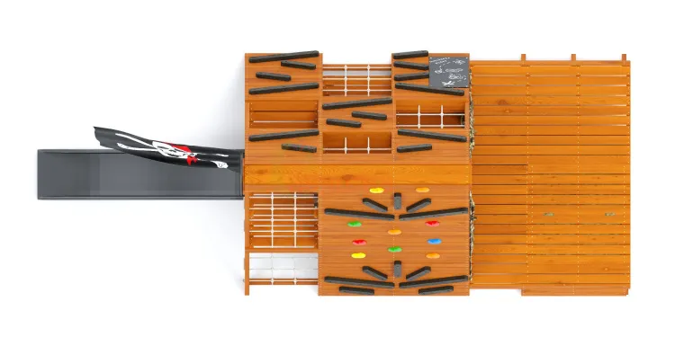 Спортивный домик Савушка База-4 (Милитари)