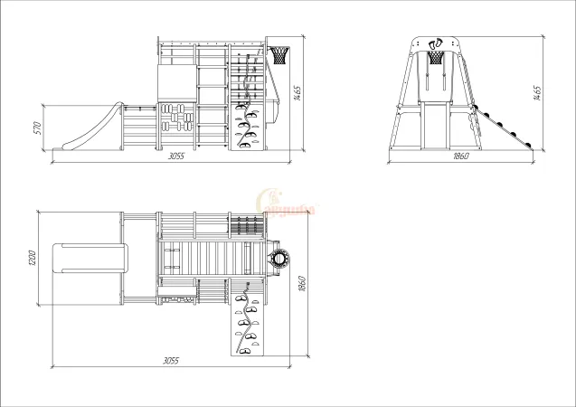 Детская игровая площадка Савушка Непоседа 6 nero Детская игровая площадка Савушка Непоседа 6 nero