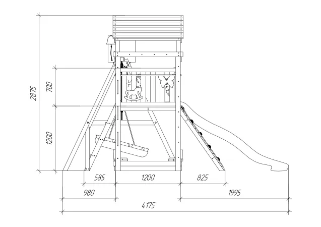 Детская площадка Савушка Мастер 5 COMFORT