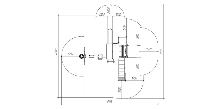 Детская площадка Савушка TooSun (Тусун) 9 (розовый)