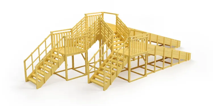 Зимняя горка Савушка Зима Wood 7/5