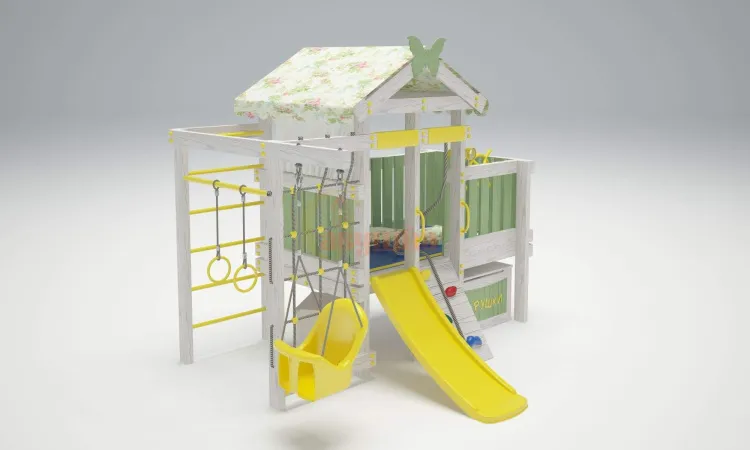 Игровой комплекс Савушка Baby 6 оливковый