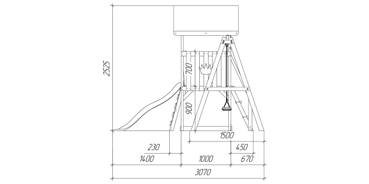 Детская площадка Савушка TooSun (Тусун) 15 (синий) Детская площадка Савушка TooSun (Тусун) 15 (синий)