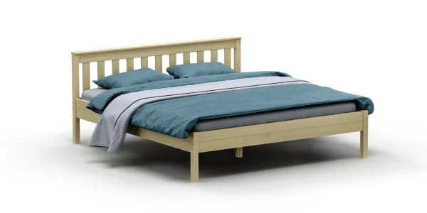 Кровать Савушка-10, 160х200, WOOD (без окрашивания)