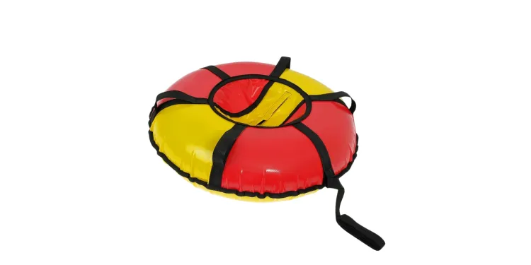 Тюбинг (ватрушка) Эконом 80 + камера (Красно-желтый)
