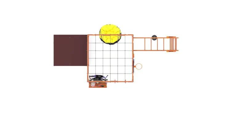 Детская площадка Савушка КУБ-4 (Махагон)