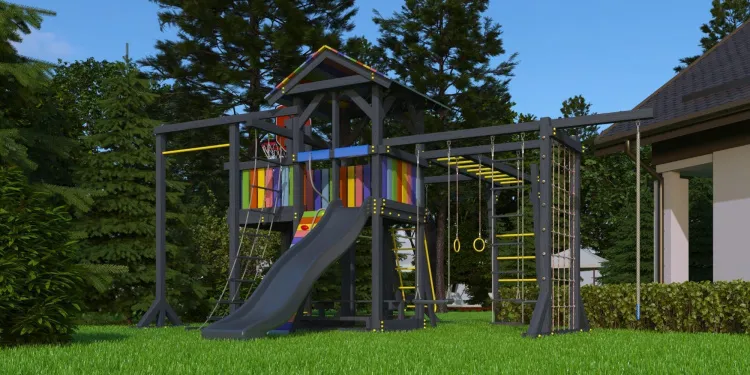 Детская площадка Савушка 2 (BLACK EDITION) Детская площадка Савушка 2 (BLACK EDITION)