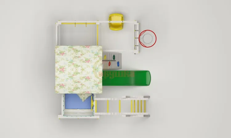 Игровой комплекс Савушка Baby 5 голубой