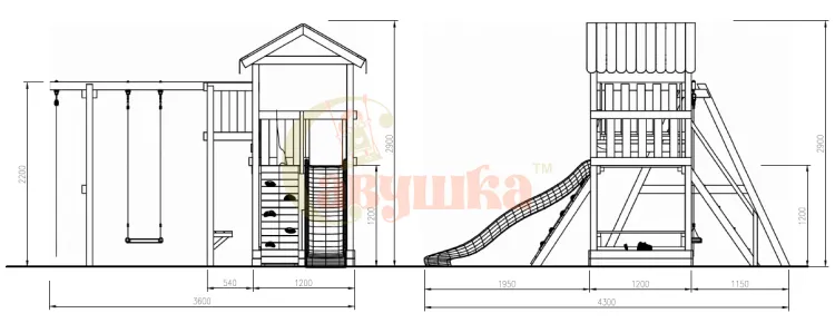 Детская площадка Савушка Мастер 1 ®