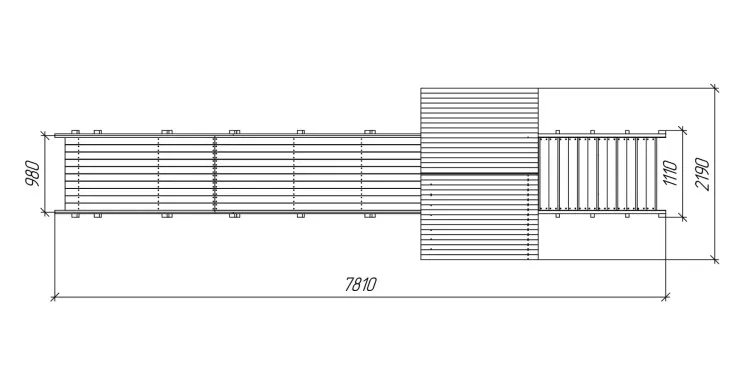 Зимняя горка Савушка Зима 5 (скат 5м) (Серый Индиго)