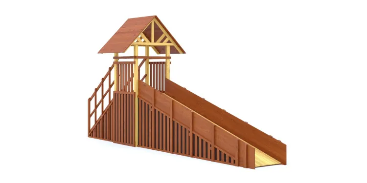 Зимняя горка Савушка Зима 4/2 с местом для хранения