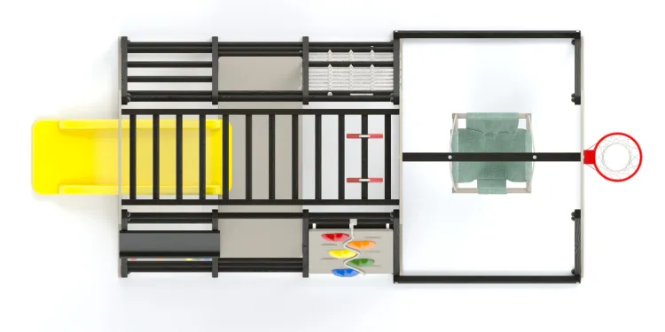 Детская игровая площадка Савушка Непоседа 8 nero