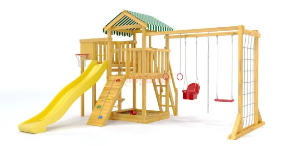 Детская площадка Савушка Мастер 4 Plus (горка 3 метра)