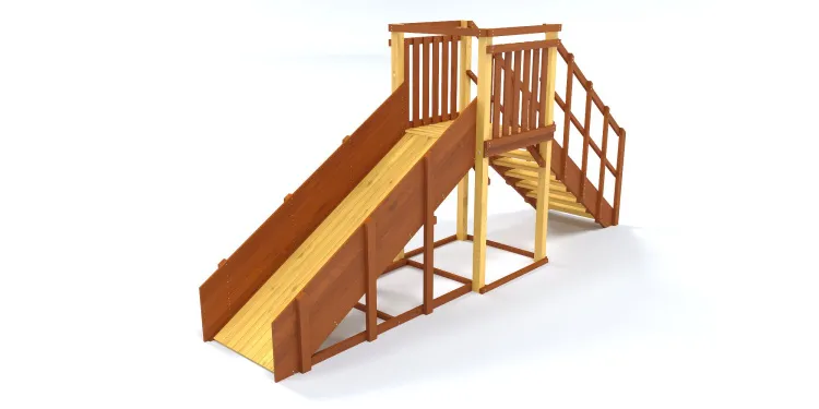 Зимняя горка Савушка Зима 2 (скат 3м)