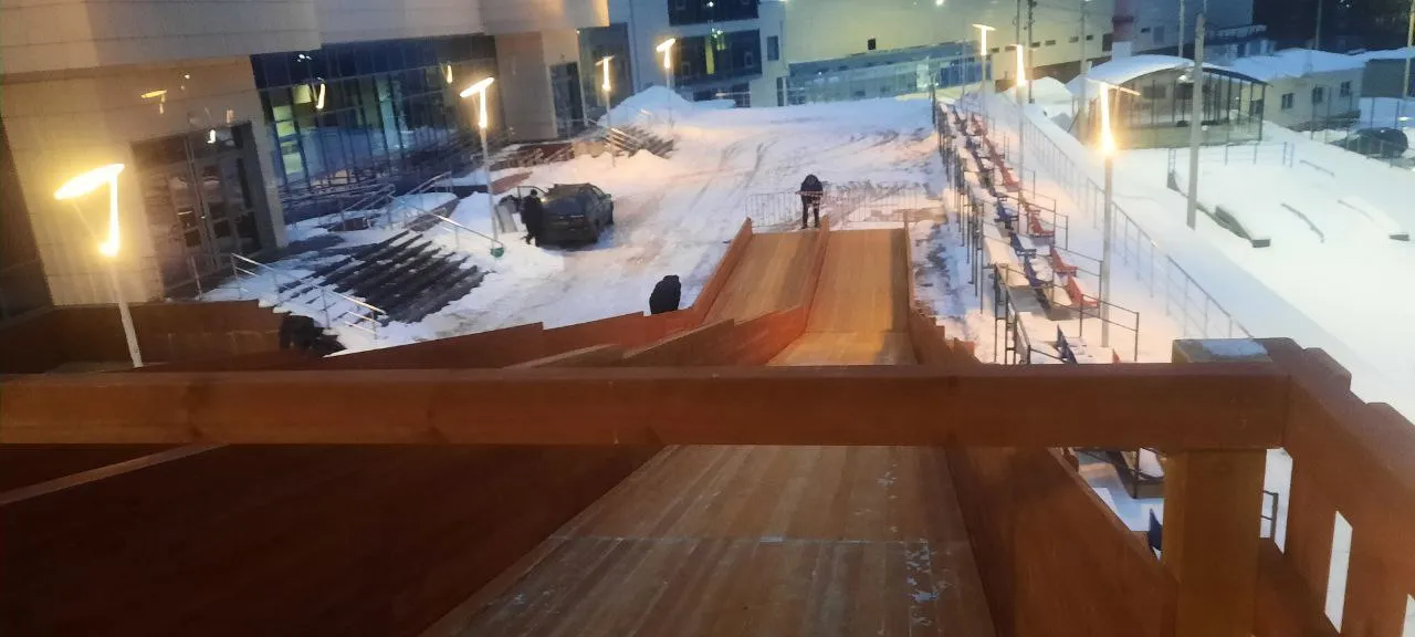 Зимняя горка Савушка Зима 12, г. Смоленск