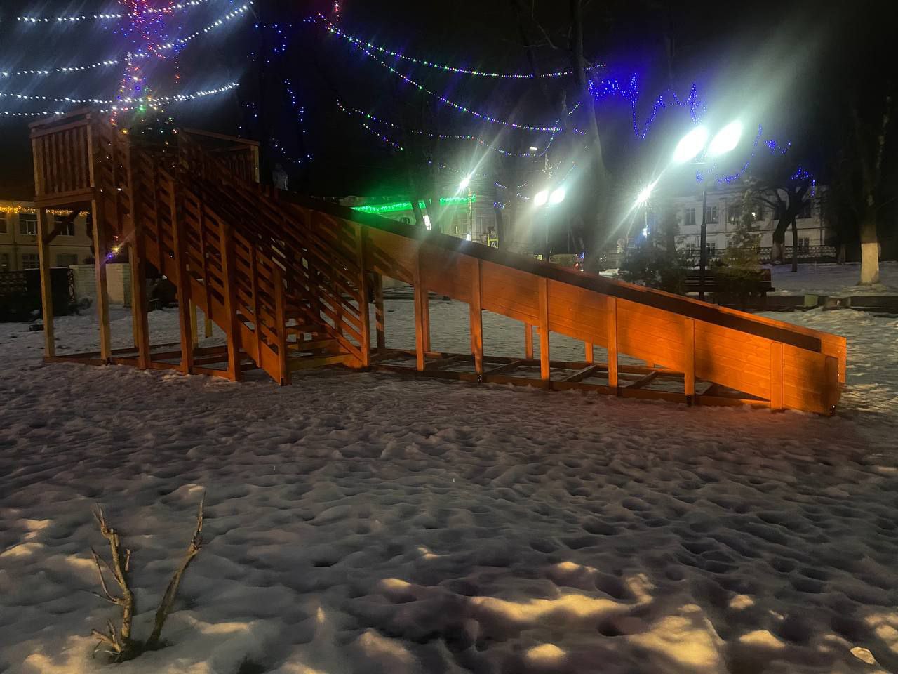 Зимняя горка Савушка Зима 8 во Владимирской области