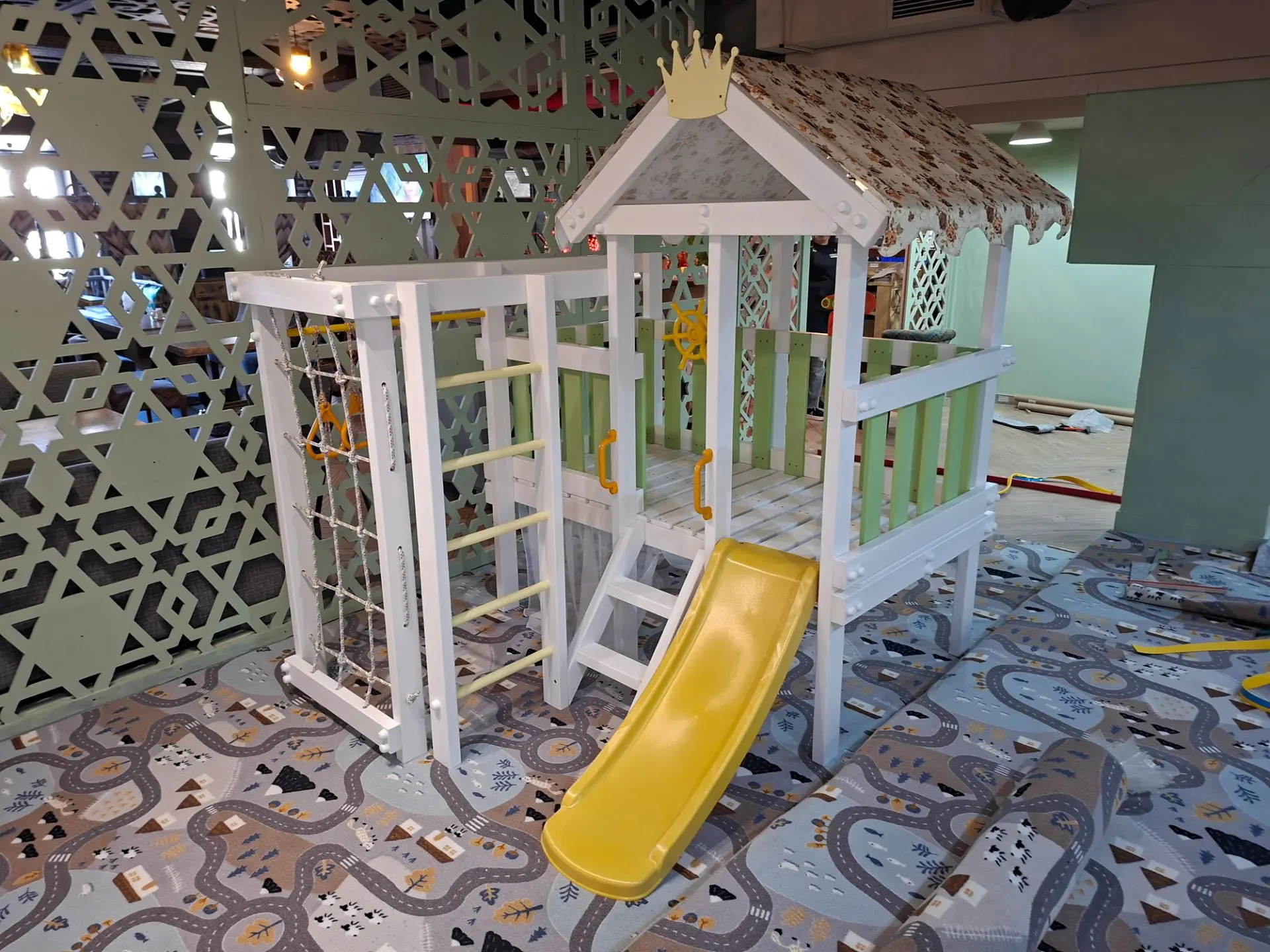 Игровой комплекс Савушка Бэби 1 (оливковый)