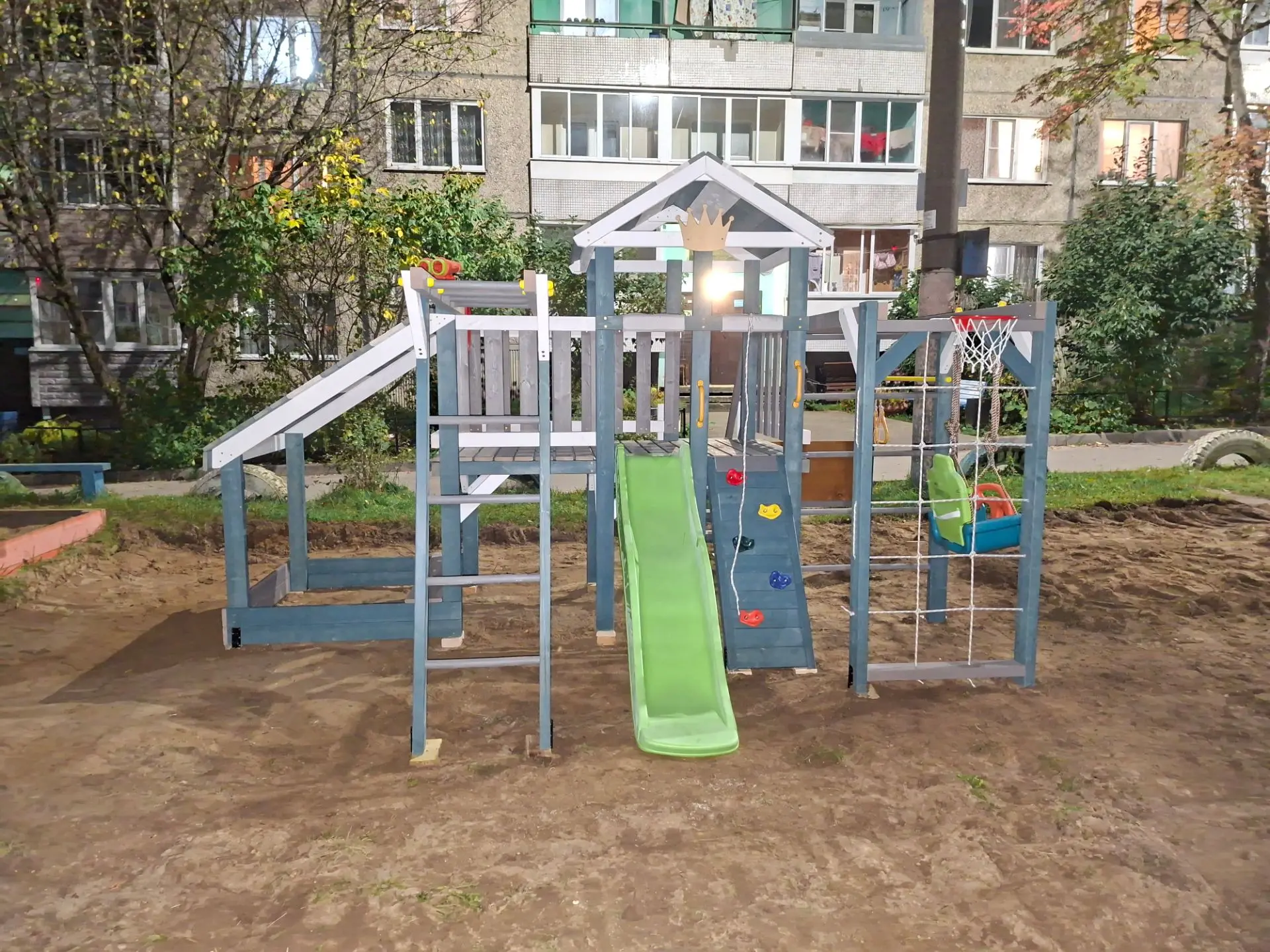 Детская площадка Савушка Бэби плэй 13 (Индиго) МСК в МКД
