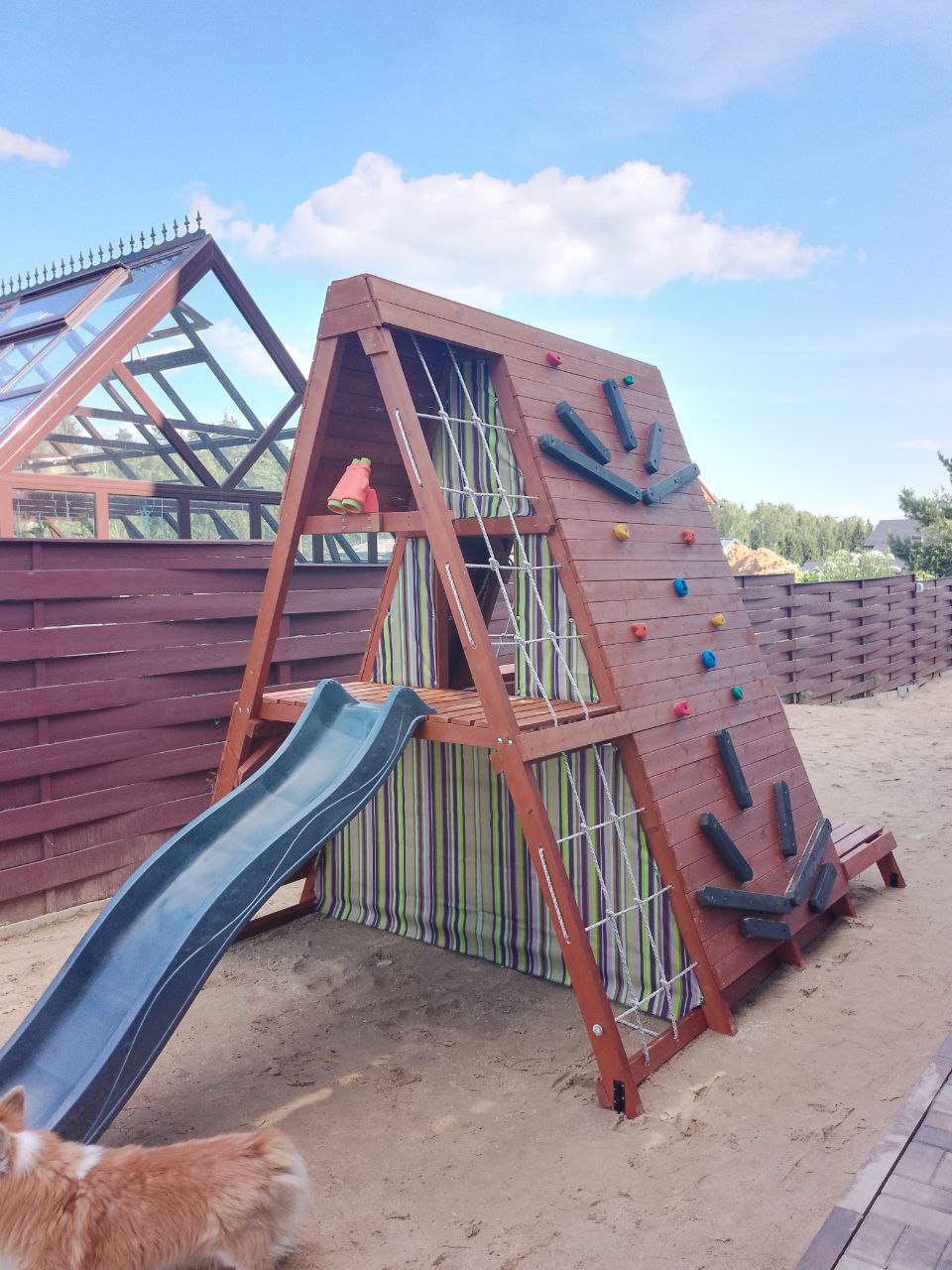 Спортивный домик Савушка База-3 с креслом