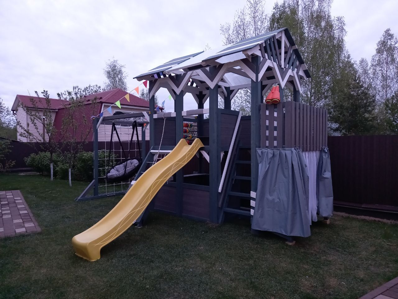 Детская площадка Савушка PlayHouse-3, снт Старт, Кубинка