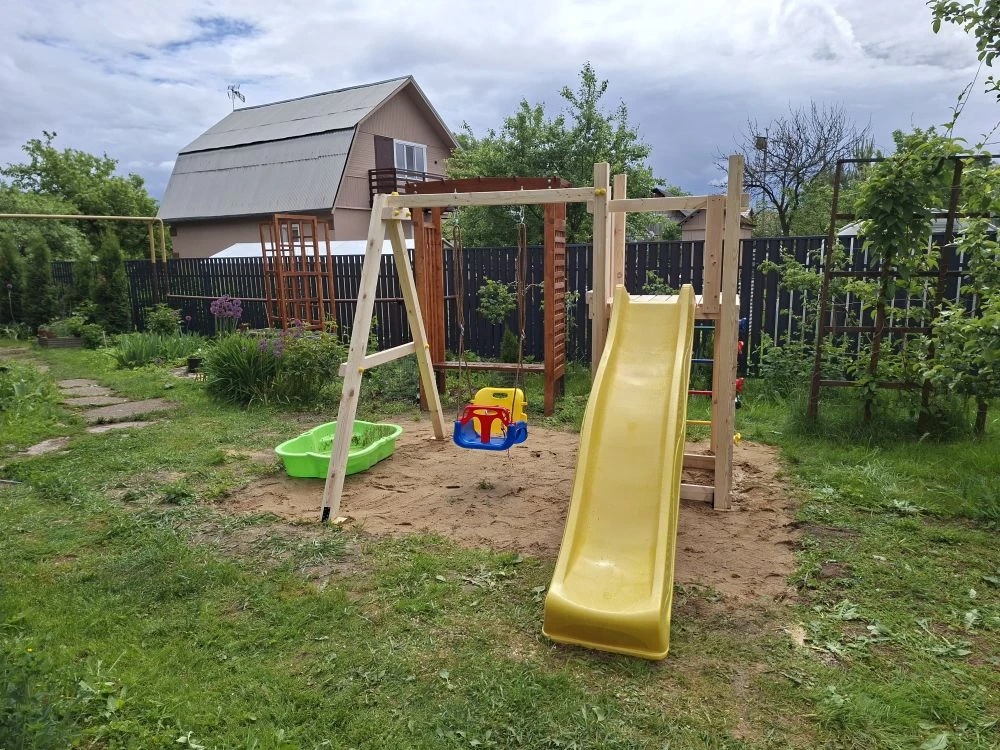 Детская площадка Савушка Мастер 6 с качелями