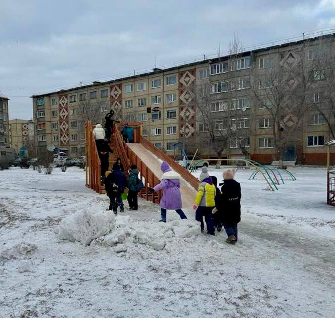 Зимняя горка Савушка Зима 8