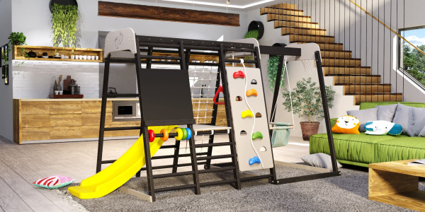 Детская игровая площадка Савушка Непоседа 8 nero