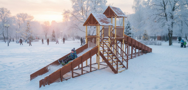 Зимняя горка Савушка Зима 7/4