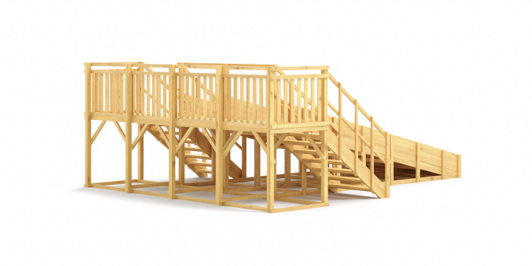 Зимняя горка Савушка Зима Wood 4/1 Зимняя горка Савушка Зима Wood 4/1