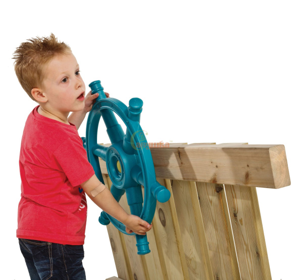 Штурвал большой пластиковый