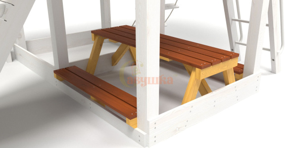 Столик с двумя лавочками