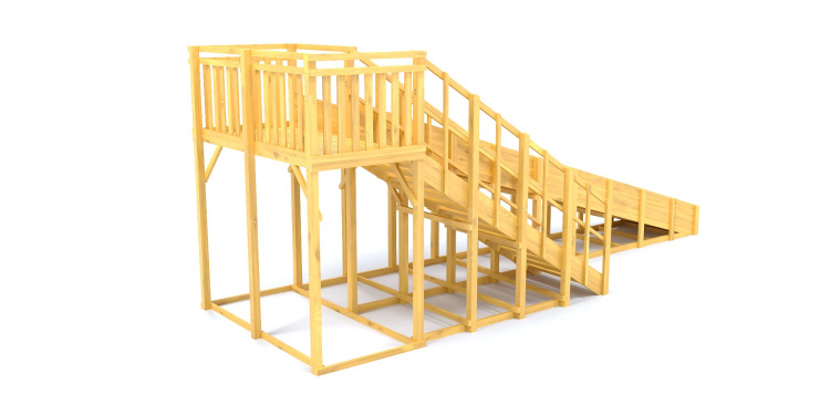 Зимняя горка Савушка Зима Wood 6 Зимняя горка Савушка Зима Wood 6