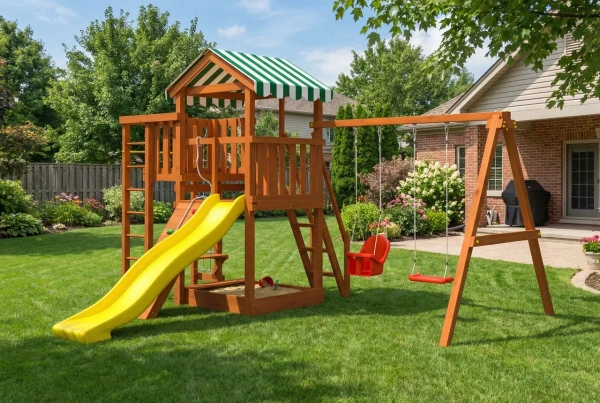 Детская площадка Савушка Мастер 3 (Махагон)