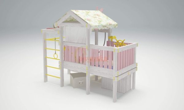 Игровой комплекс Савушка Baby 3 розовый