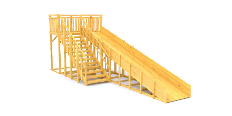 Зимняя горка Савушка Зима Wood 6 Зимняя горка Савушка Зима Wood 6