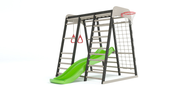 Детская игровая площадка Савушка Непоседа 1 nero-cappucino
