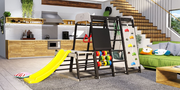 Детская игровая площадка Савушка Непоседа 6 nero