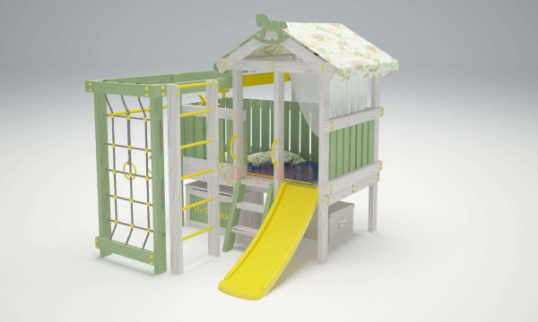 Игровой комплекс Савушка Baby 1 оливковый