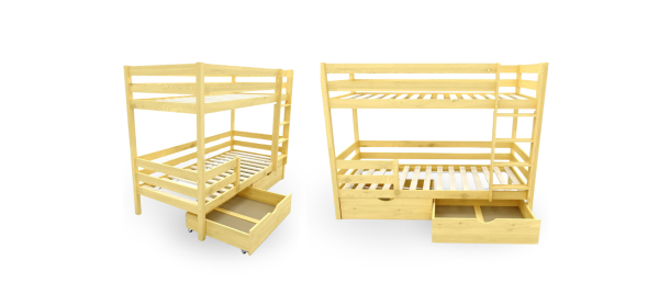 Комплект ящиков для кроватей Савушка 90х180 WOOD (без окрашивания)