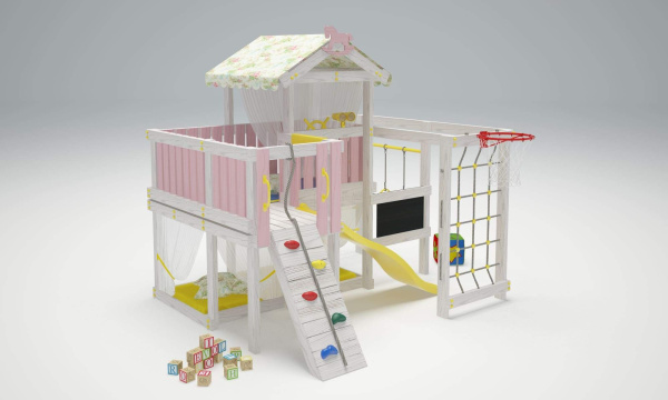 Игровой комплекс Савушка Baby 8 розовый