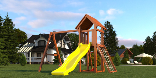 Детская площадка Савушка Мастер 7 (Махагон) Детская площадка Савушка Мастер 7 (Махагон)