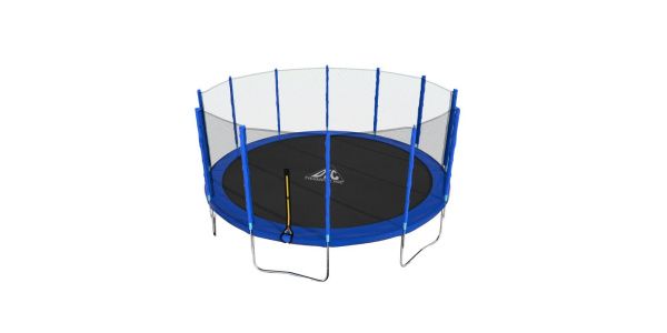 Батут DFC Trampoline Fitness с сеткой 16ft Батут DFC Trampoline Fitness с сеткой 16ft