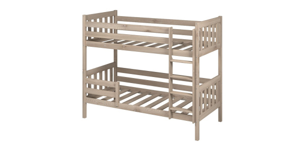 Кровать Савушка-03, 2-ярусная, 90х200, WOOD (без окрашивания)