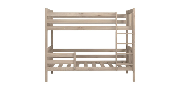 Кровать Савушка-03, 2-ярусная, 80х160, WOOD (без окрашивания)