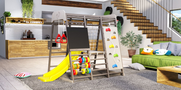 Детская игровая площадка Савушка Непоседа 3 shiitake