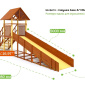 Зимняя горка Савушка Зима Wood 5/1 (ширина ската 1,25м) Зимняя горка Савушка Зима Wood 5/1 (ширина ската 1,25м)