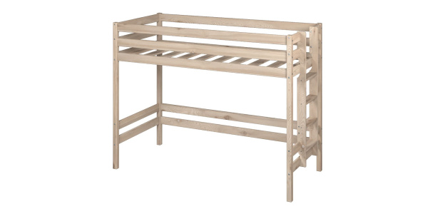 Кровать-чердак Савушка-02, 90х200, WOOD (без окрашивания)