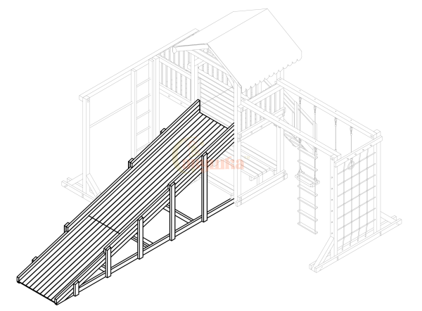 Увеличение длины ската до 5000 мм Увеличение длины ската до 5000 мм