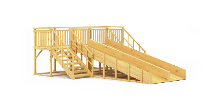 Зимняя горка Савушка Зима Wood 4/1 Зимняя горка Савушка Зима Wood 4/1
