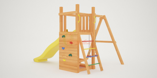 Детская площадка Савушка Мастер 6 с качелями (4 сезона)